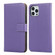 iPhone 12 mini Plain Texture Cowhide Leather Horizontal Flip Case with Magnetic Clasp & Holder & Card Slots & Wallet  - Purple