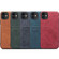 iPhone 12 mini Card Slots Full Coverage PU+TPU Phone Case  - Red