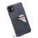 iPhone 12 mini Card Slots Full Coverage PU+TPU Phone Case  - Grey