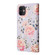 iPhone 12 mini Bronzing Painting RFID Leather Case  - Pastoral Rose