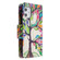 iPhone 12 mini Colored Drawing Pattern Zipper Horizontal Flip Leather Case with Holder & Card Slots & Wallet - Tree