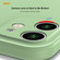 iPhone 12 mini Hat-Prince ENKAY ENK-PC0672 Liquid Silicone Straight Edge Shockproof Case + 0.26mm 9H 2.5D Full Glue Tempered Glass Film - Dark Green