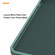 iPhone 12 mini Hat-Prince ENKAY ENK-PC0672 Liquid Silicone Straight Edge Shockproof Case + 0.26mm 9H 2.5D Full Glue Tempered Glass Film - Dark Green