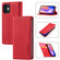 iPhone 12 mini LC.IMEEKE Strong Magnetism Ultra-thin Horizontal Flip Shockproof Matte TPU + PU Leather Case with Holder & Card Slots & Wallet  - Red