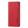 iPhone 12 mini LC.IMEEKE Strong Magnetism Ultra-thin Horizontal Flip Shockproof Matte TPU + PU Leather Case with Holder & Card Slots & Wallet  - Red