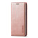 iPhone 12 mini LC.IMEEKE Strong Magnetism Ultra-thin Horizontal Flip Shockproof Matte TPU + PU Leather Case with Holder & Card Slots & Wallet  - Rose Gold