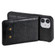 iPhone 12 mini Vertical Flip Wallet Shockproof Back Cover Protective Case with Holder & Card Slots & Lanyard & Photos Frames  - Black