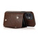 iPhone 12 mini Shockproof PU + TPU Leather Case with Card Slots & Holder & Photo Frame & Wallet & Lanyard  - Brown