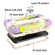 iPhone 12 mini Shockproof Silicone + PC Protective Case with Dual-Ring Holder  - Colorful Beige