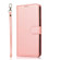 iPhone 12 mini Calf Texture 2 in 1 Detachable Magnetic Back Cover Horizontal Flip Leather Case with Holder & Card Slots & Wallet & Photo Frame  - Rose Gold