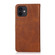 iPhone 12 mini Calf Texture 2 in 1 Detachable Magnetic Back Cover Horizontal Flip Leather Case with Holder & Card Slots & Wallet & Photo Frame  - Brown