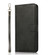 iPhone 12 mini Calf Texture 2 in 1 Detachable Magnetic Back Cover Horizontal Flip Leather Case with Holder & Card Slots & Wallet & Photo Frame  - Black