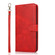 iPhone 12 mini Calf Texture 2 in 1 Detachable Magnetic Back Cover Horizontal Flip Leather Case with Holder & Card Slots & Wallet & Photo Frame  - Red