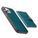 iPhone 12 mini JEEHOOD Retro Magnetic Detachable Protective Case with Wallet & Card Slot & Holder  - Blue