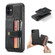 iPhone 12 mini JEEHOOD RFID Blocking Anti-Theft Wallet Phone Case  - Black