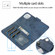 iPhone 12 mini KLT888-2 Retro 2 in 1 Detachable Magnetic Horizontal Flip TPU + PU Leather Case with Holder & Card Slots & Photo Frame & Wallet - Dark Blue