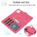 iPhone 12 mini KLT888-2 Retro 2 in 1 Detachable Magnetic Horizontal Flip TPU + PU Leather Case with Holder & Card Slots & Photo Frame & Wallet - Rose Red