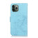 iPhone 12 mini KLT888-2 Retro 2 in 1 Detachable Magnetic Horizontal Flip TPU + PU Leather Case with Holder & Card Slots & Photo Frame & Wallet - Sky Blue