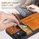 iPhone 12 mini Suteni 215 Wrist Strap PU Phone Case  - Khaki