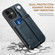 iPhone 12 mini Suteni 215 Wrist Strap PU Phone Case  - Blue
