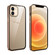 iPhone 12 mini Double Sides Tempered Glass Magnetic Adsorption Metal Frame HD Screen Case  - Gold