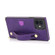 iPhone 12 mini PU+TPU Shockproof Protective Case with Crossbody Lanyard & Holder & Card Slot & Wrist Strap  - Purple
