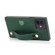 iPhone 12 mini PU+TPU Shockproof Protective Case with Crossbody Lanyard & Holder & Card Slot & Wrist Strap  - Green