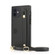 iPhone 12 mini PU+TPU Shockproof Protective Case with Crossbody Lanyard & Holder & Card Slot & Wrist Strap  - Black