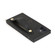 iPhone 12 mini PU+TPU Shockproof Protective Case with Crossbody Lanyard & Holder & Card Slot & Wrist Strap  - Black