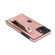 iPhone 12 mini PU+TPU Shockproof Protective Case with Crossbody Lanyard & Holder & Card Slot & Wrist Strap  - Rose Gold