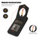 iPhone 12 mini Rhombic Texture RFID Phone Case with Lanyard & Mirror - Black