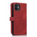 iPhone 12 mini Dream 9-Card Wallet Zipper Bag Leather Phone Case - Red