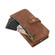 iPhone 12 mini Dream 9-Card Wallet Zipper Bag Leather Phone Case - Brown