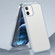 iPhone 12 mini SULADA Luxury 3D Carbon Fiber Textured Shockproof Metal + TPU Frame Case  - Silver