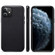 iPhone 12 mini Lamb Grain PU Back Cover Phone Case - Black