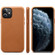 iPhone 12 mini Lamb Grain PU Back Cover Phone Case - Brown