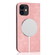 iPhone 12 mini Wireless Charging Magsafe Leather Phone Case  - Pink