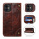 iPhone 12 mini Baroque Simple Horizontal Flip Leather Case with Holder & Card Slots & Wallet  - Dark Brown