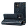 iPhone 12 mini Baroque Simple Horizontal Flip Leather Case with Holder & Card Slots & Wallet  - Blue