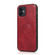 iPhone 12 mini Multiple Card Slots Detachable Magnetic Horizontal Flip Leather Case with Card Slots & Holder & Wallet  - Red