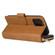 iPhone 12 mini Zipper Wallet Bag Horizontal Flip PU Leather Case with Holder & 9 Card Slots & Wallet & Lanyard & Photo Frame - Brown