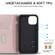 iPhone 12 mini Rhombic MagSafe RFID Anti-Theft Wallet Leather Phone Case - Rose Gold