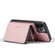iPhone 12 mini JEEHOOD Magnetic Zipper Horizontal Flip Leather Case with Holder & Card Slot & Wallet  - Pink