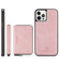 iPhone 12 mini JEEHOOD Magnetic Zipper Horizontal Flip Leather Case with Holder & Card Slot & Wallet  - Pink