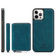 iPhone 12 mini JEEHOOD Magnetic Zipper Horizontal Flip Leather Case with Holder & Card Slot & Wallet  - Blue