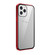 iPhone 12 mini Double Sides Tempered Glass Magnetic Adsorption Metal Frame Anti-peep Screen Case  - Red