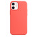 iPhone 12 mini Magnetic Liquid Silicone Full Coverage Shockproof Magsafe Case with Magsafe Charging Magnet  - Pink Orange