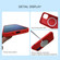 iPhone 12 mini Magnetic Liquid Silicone Full Coverage Shockproof Magsafe Case with Magsafe Charging Magnet  - Red