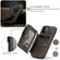 iPhone 12 mini CaseMe C20 Multifunctional PC + TPU Protective Case with Holder & Card Slot & Wallet  - Coffee