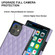 iPhone 12 mini Elegant Rhombic Pattern Microfiber Leather +TPU Shockproof Case with Crossbody Strap Chain  - Purple